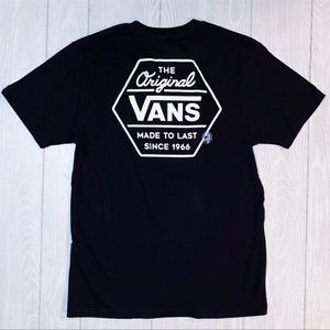 Vans Short Sleeve Shirt
Black/White 
Men's Size Medium